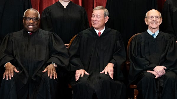 (FILES) In this file photo members of the Supreme 