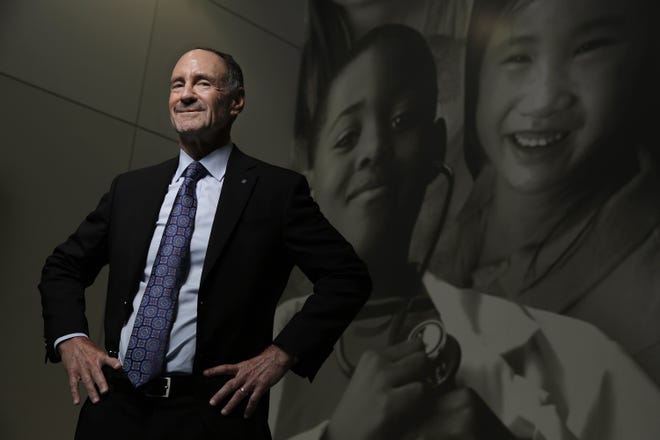 Nemours Foundation president and CEO R. Lawrence Moss, photographed in his Jacksonville headquarters building in May, is among Modern Healthcare magazine's 50 Most Influential Clinical Executives for 2021.