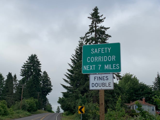 Lane County and the Oregon Department of Transportation have designated seven miles of London Road, from Cottage Grove to Cottage Grove Lake, a safety corridor. It's a two-year pilot project as part of the ODOT's new county safety corridor program.
