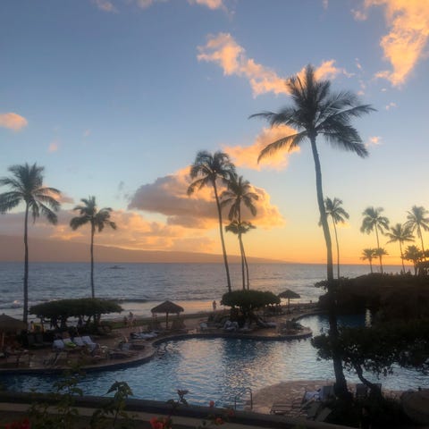 There's no extra charge for sunset views from the 