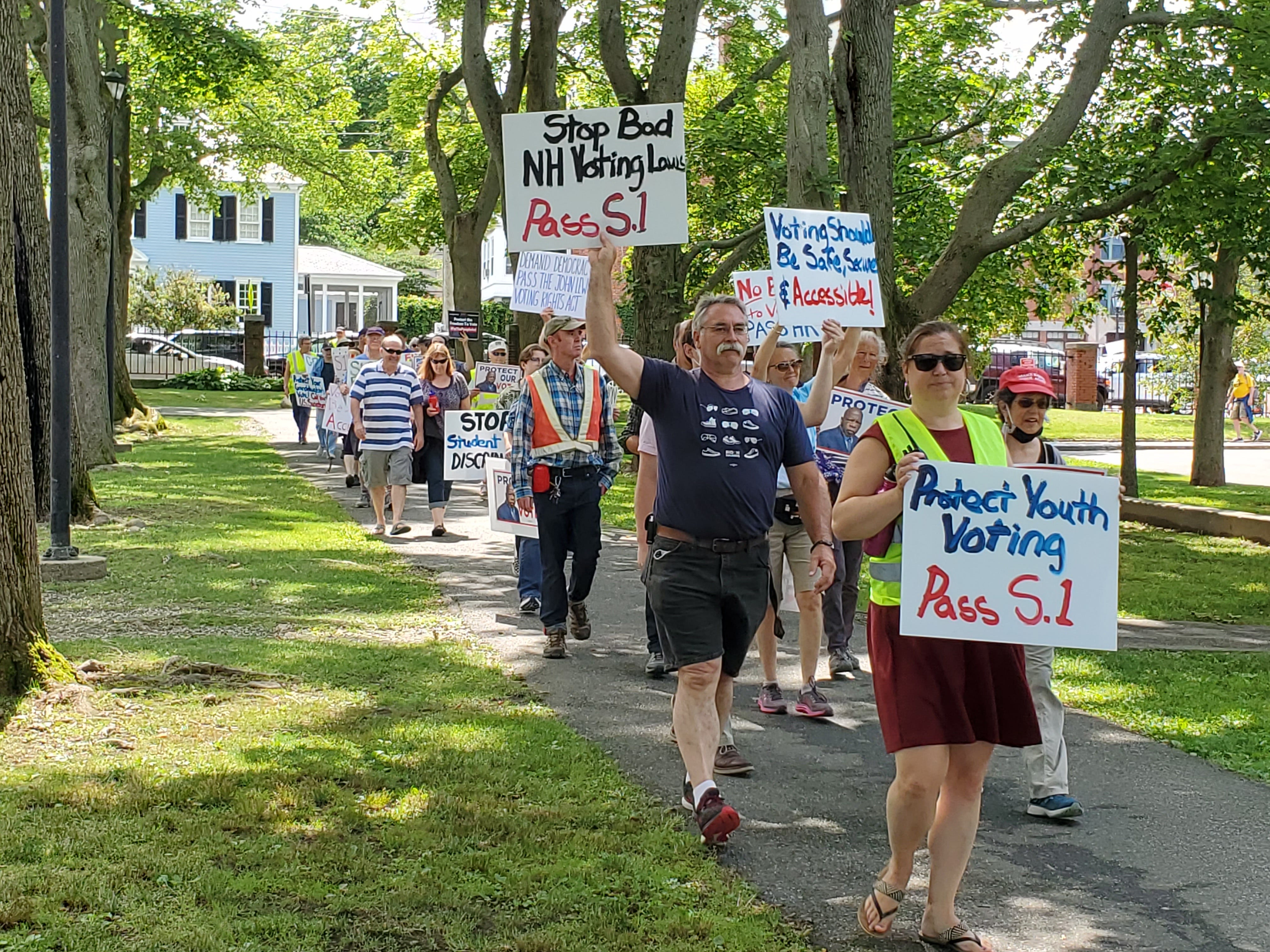 Open Democracy Nh Rally In Portsmouth Pushes For Voting Rights Bill