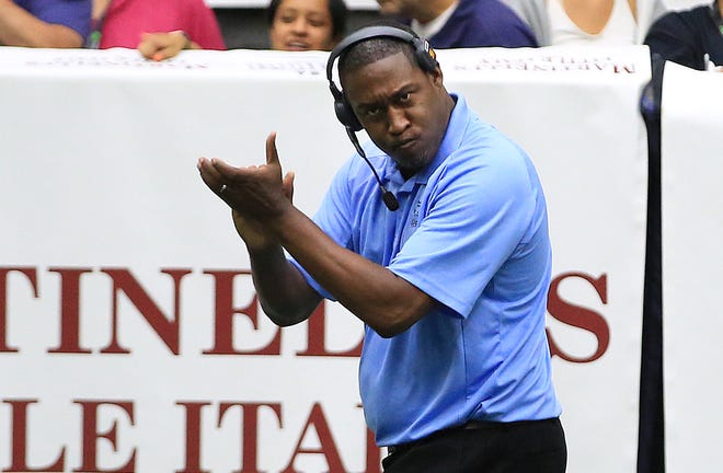 Head coach Heron O'Neal will be back with the team after a two-game suspension when the Salina Liberty play host to the Rapid City Marshals on Saturday at Tony's Pizza Events Center.