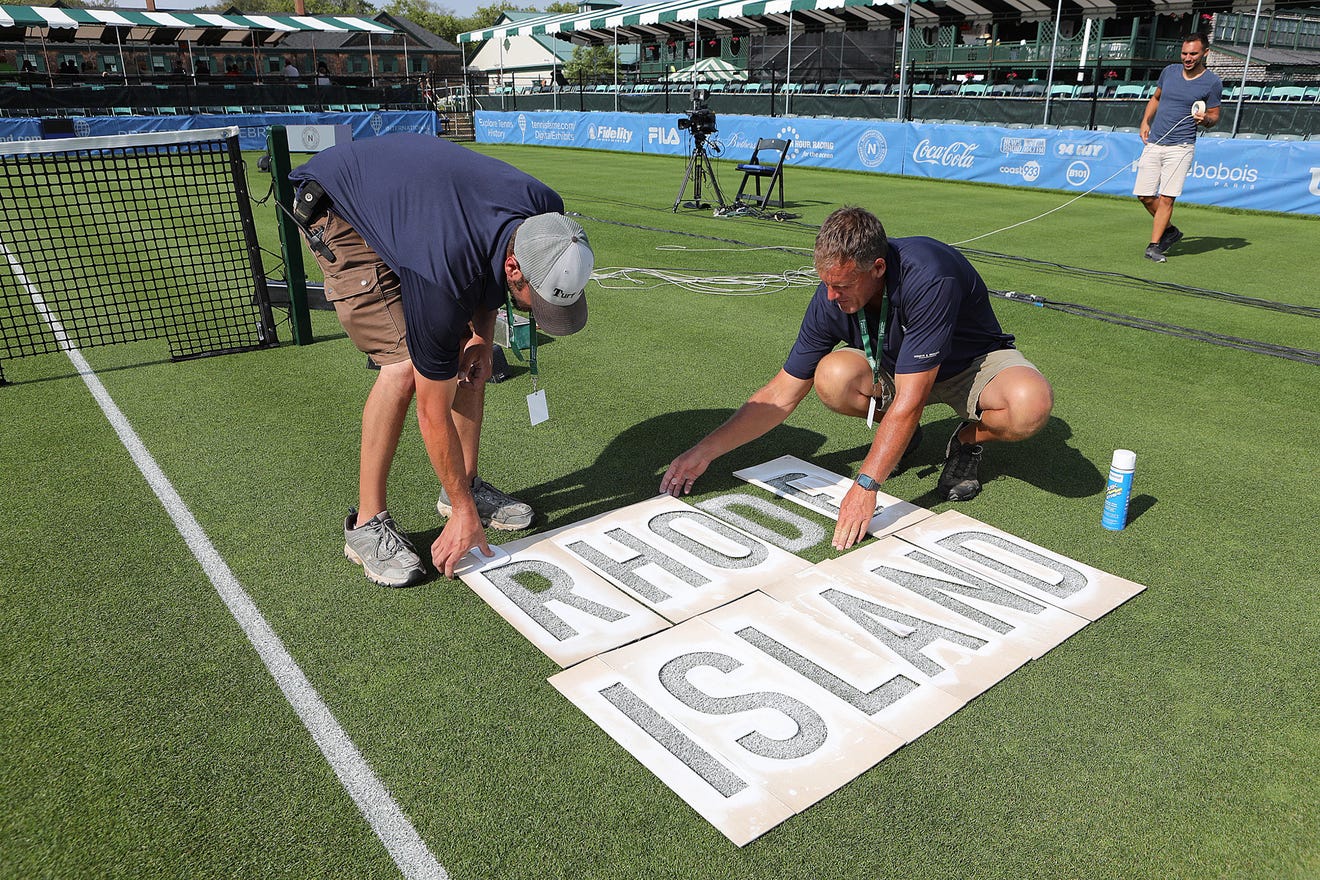 The Hall of Fame Open in Newport has started for tennis fans