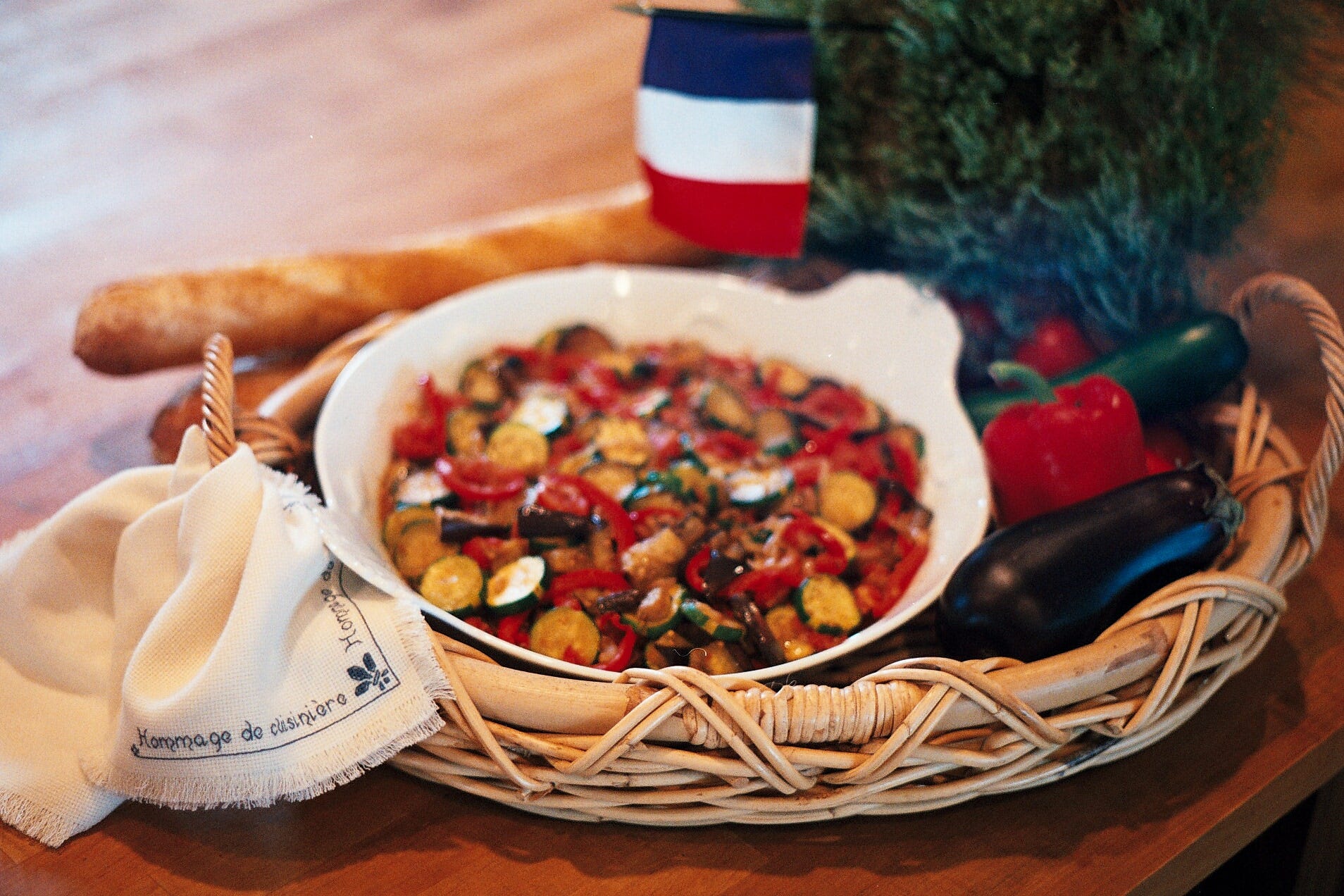 Bastille Day Ratatouille Nicoise recipe quick seasonal vegetable saute