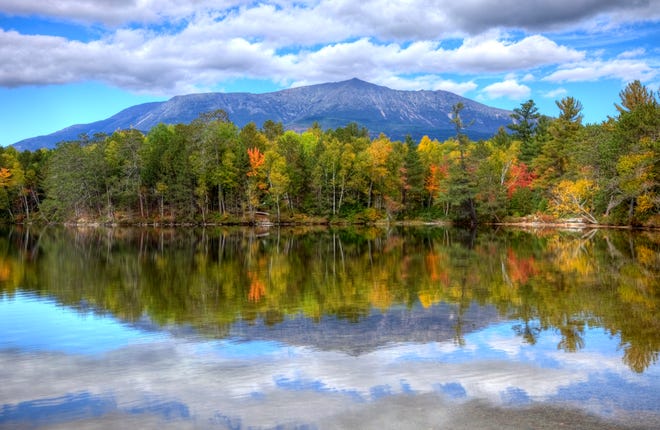 Mount Katahdin, the highest mountain in Maine, is the centerpiece of Baxter State Park.