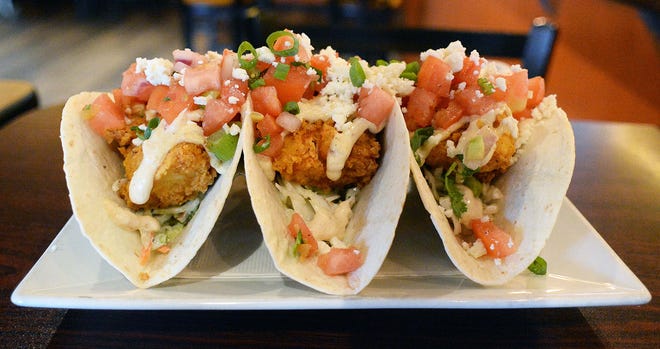 Fish tacos are on the menu at Olé Olé Cantina, 820 Brockton Ave., Abington, on Tuesday, July 13, 2021.