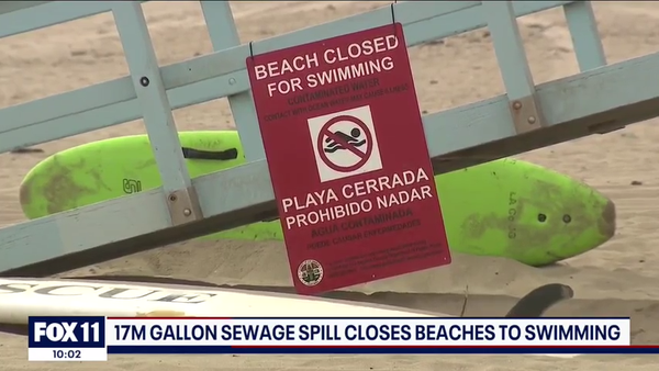 17 million gallons of untreated sewage spilled int