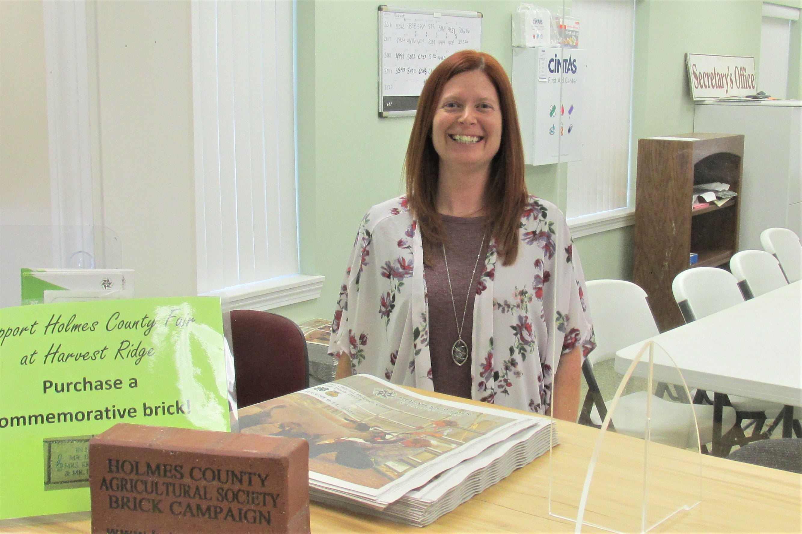 Holmes County fair board treasurer Mandy Troyer late Gail Cochran