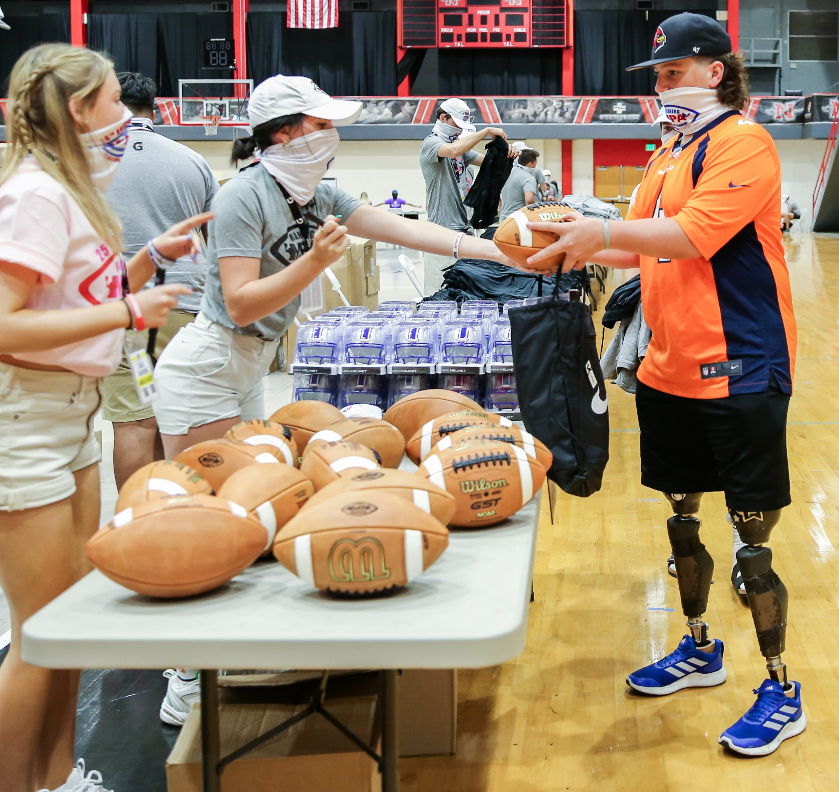Manning Passing Academy Campers ready to meet Peyton Manning