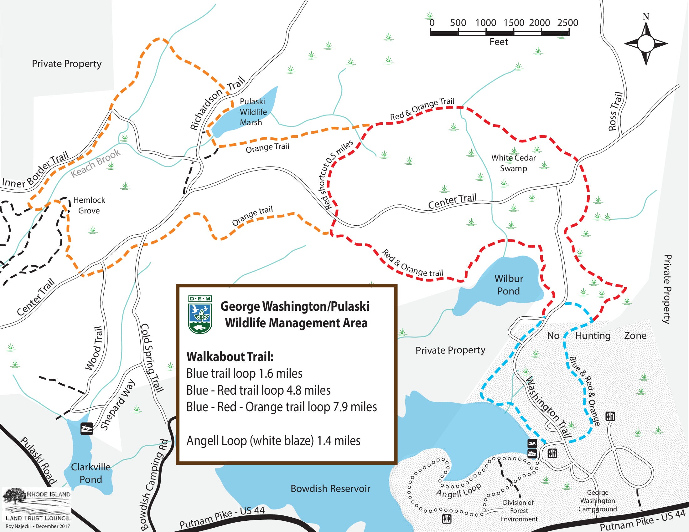 Walking RI Glocester's Walkabout Trail was created by Aussie sailors