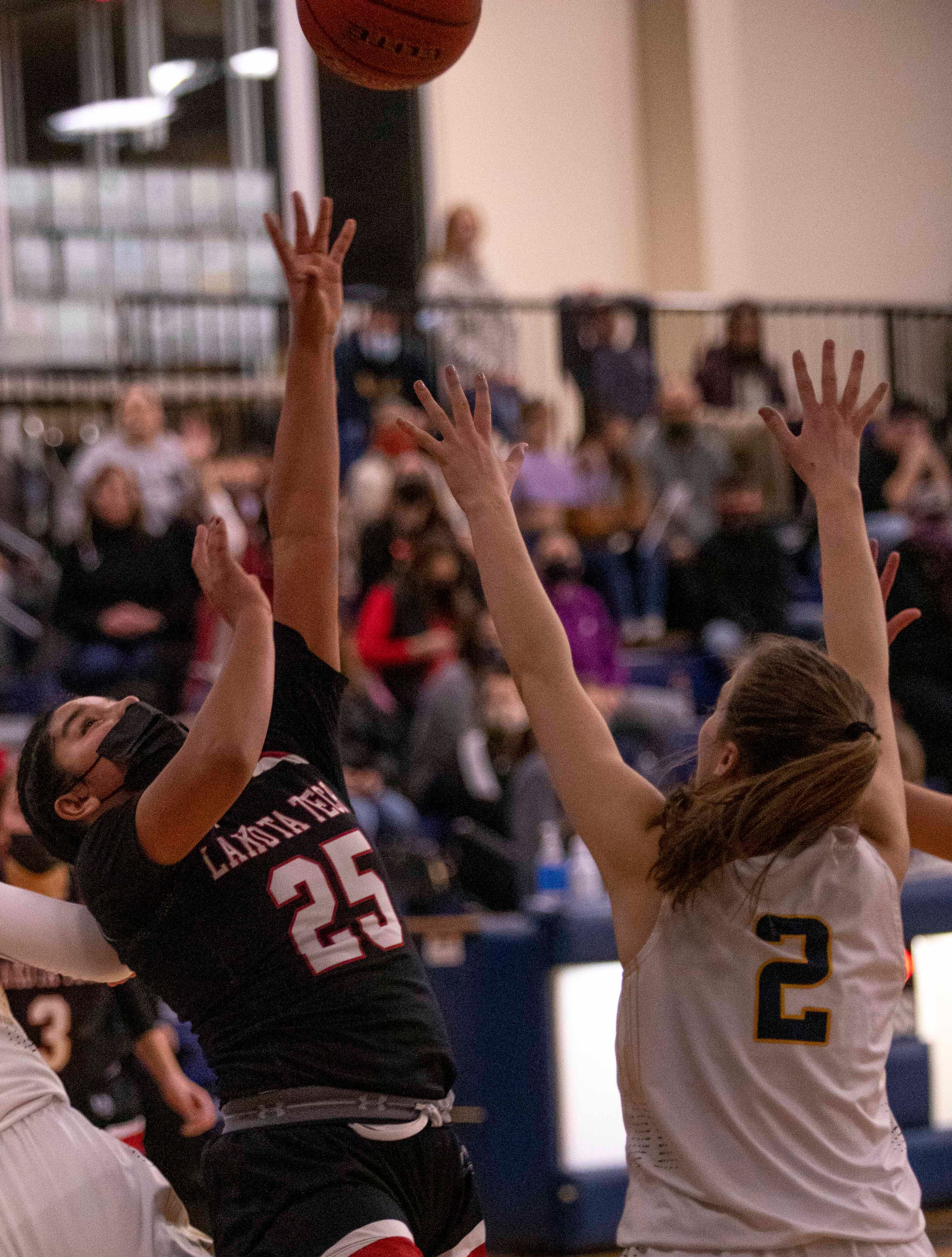 Lakota Tech played a full basketball schedule, wearing masks in games