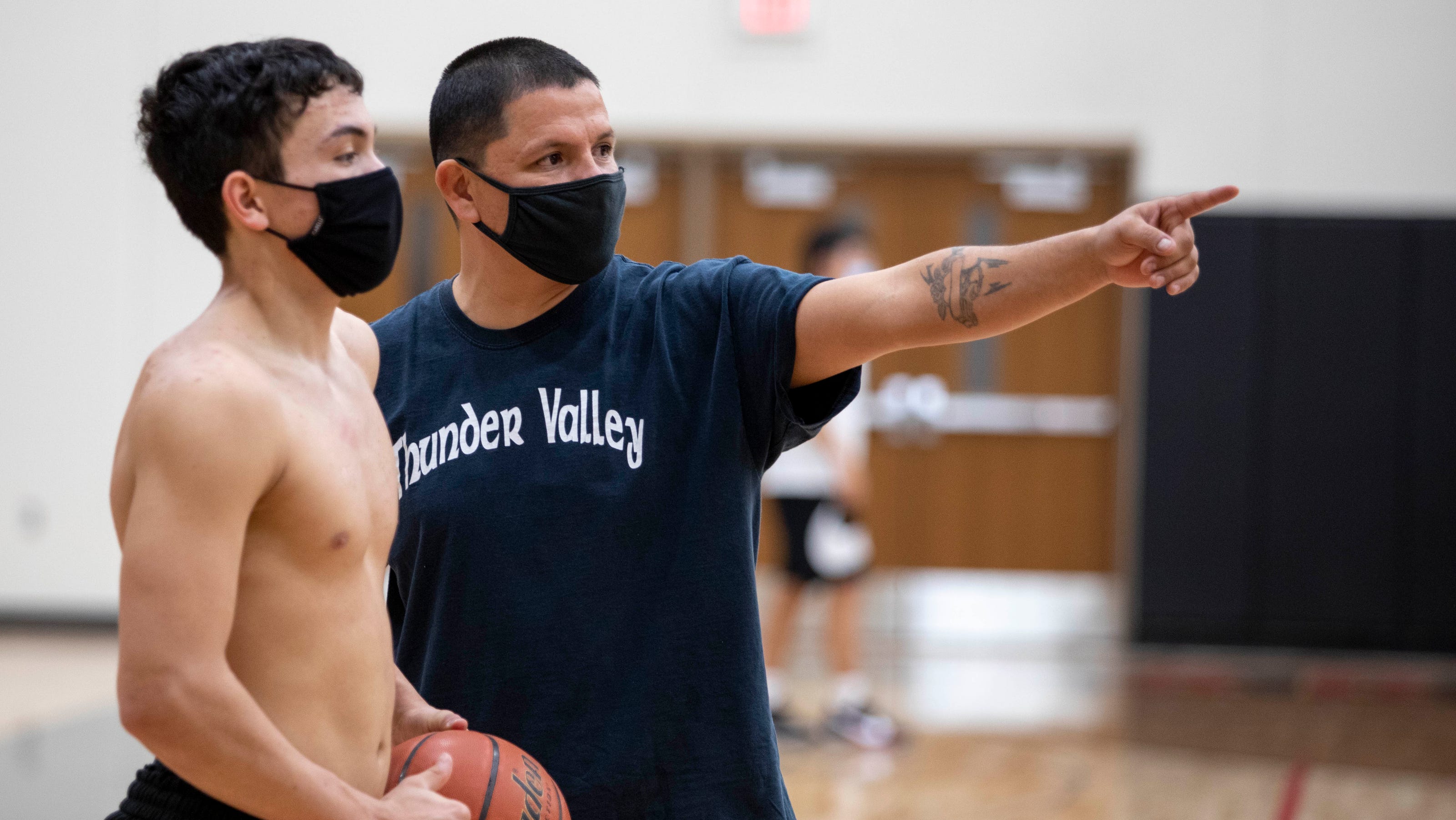 Lakota Tech played a full basketball schedule, wearing masks in games Lakota Tech played a full basketball schedule, wearing masks in games