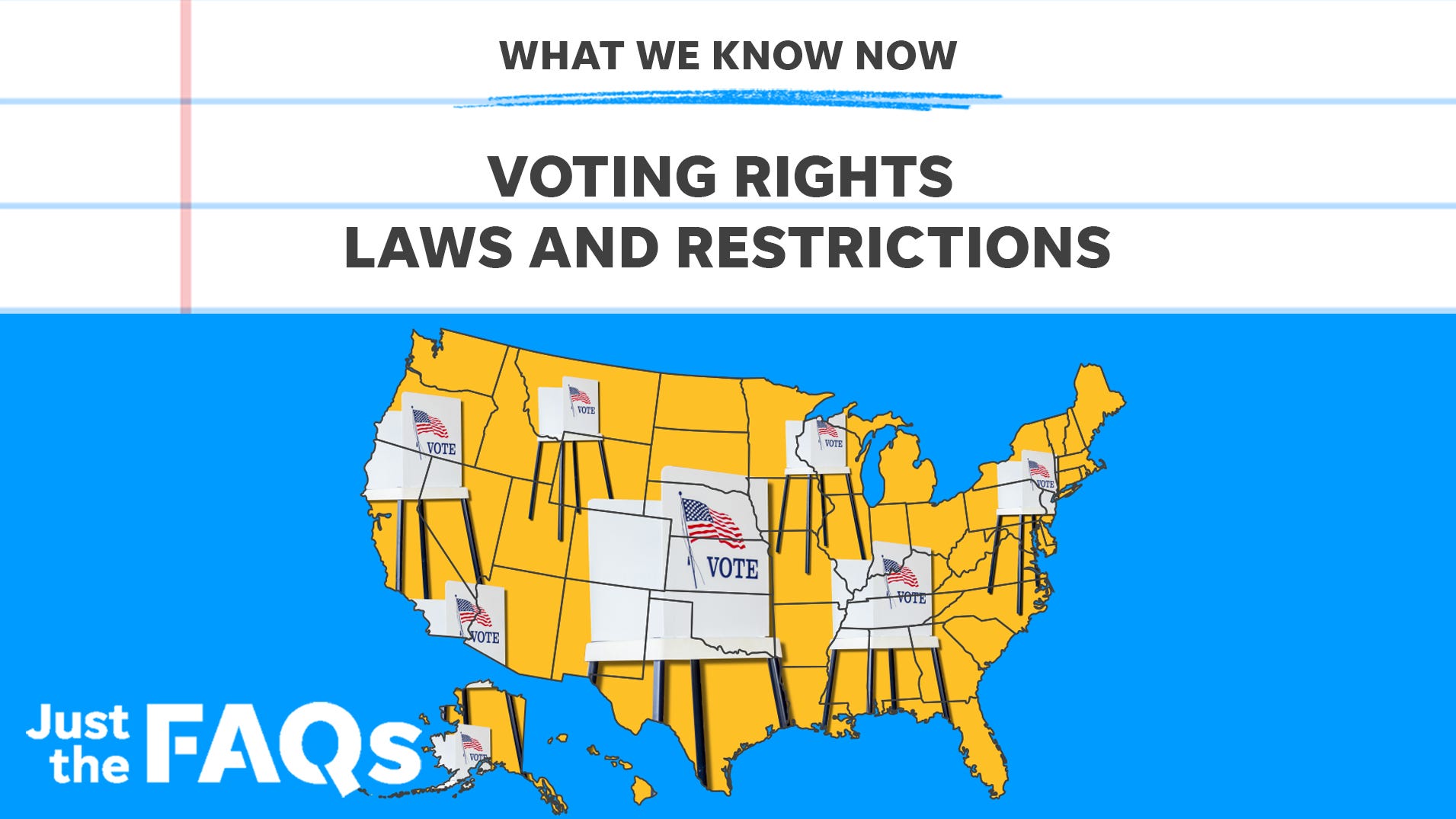 Voter restriction laws: Why Republican states are changing them | Just the FAQs