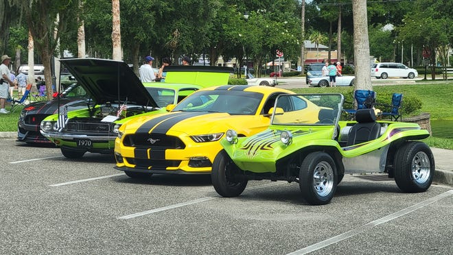 Muscle cars and a dune buggy were on display at a recent Cruise Fruit Cove.
