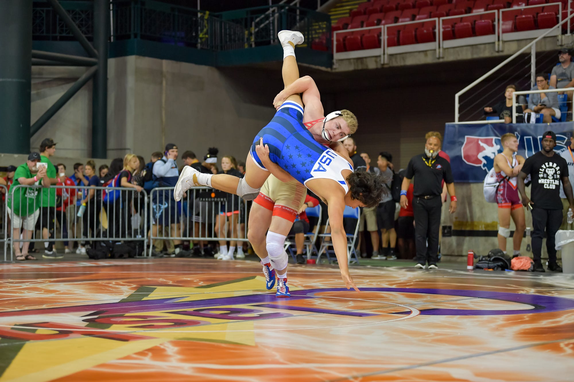 Copley Javaan Yarbrough U16 Freestyle Nationals Fargo N.D. wrestling ...