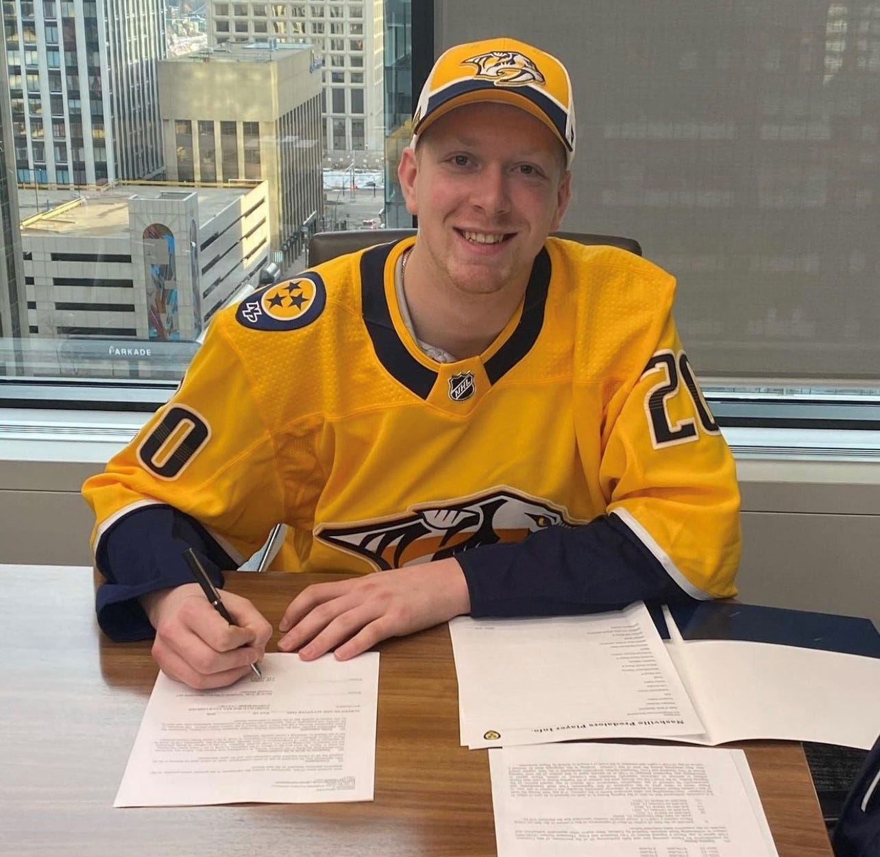 Nashville Predators prospect Luke Prokop says NHL took