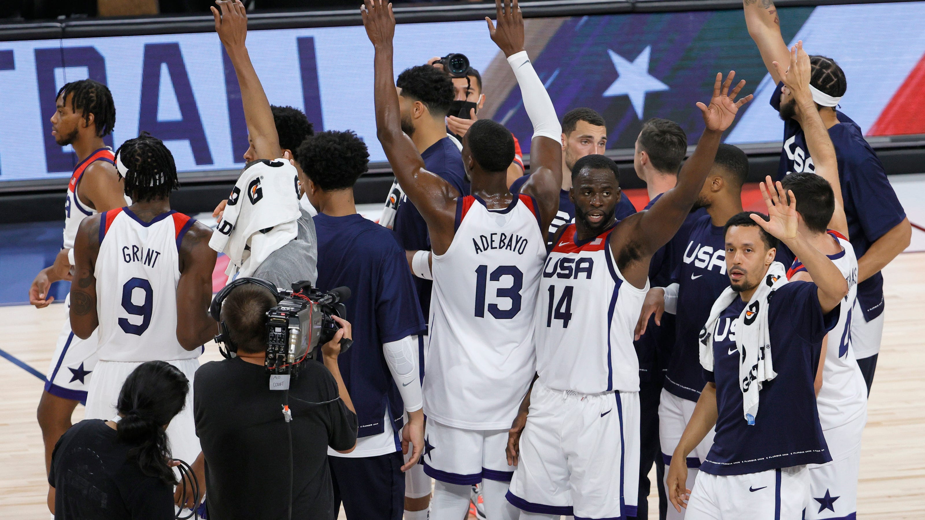 USA men's basketball at the Olympics Results on path to gold medal