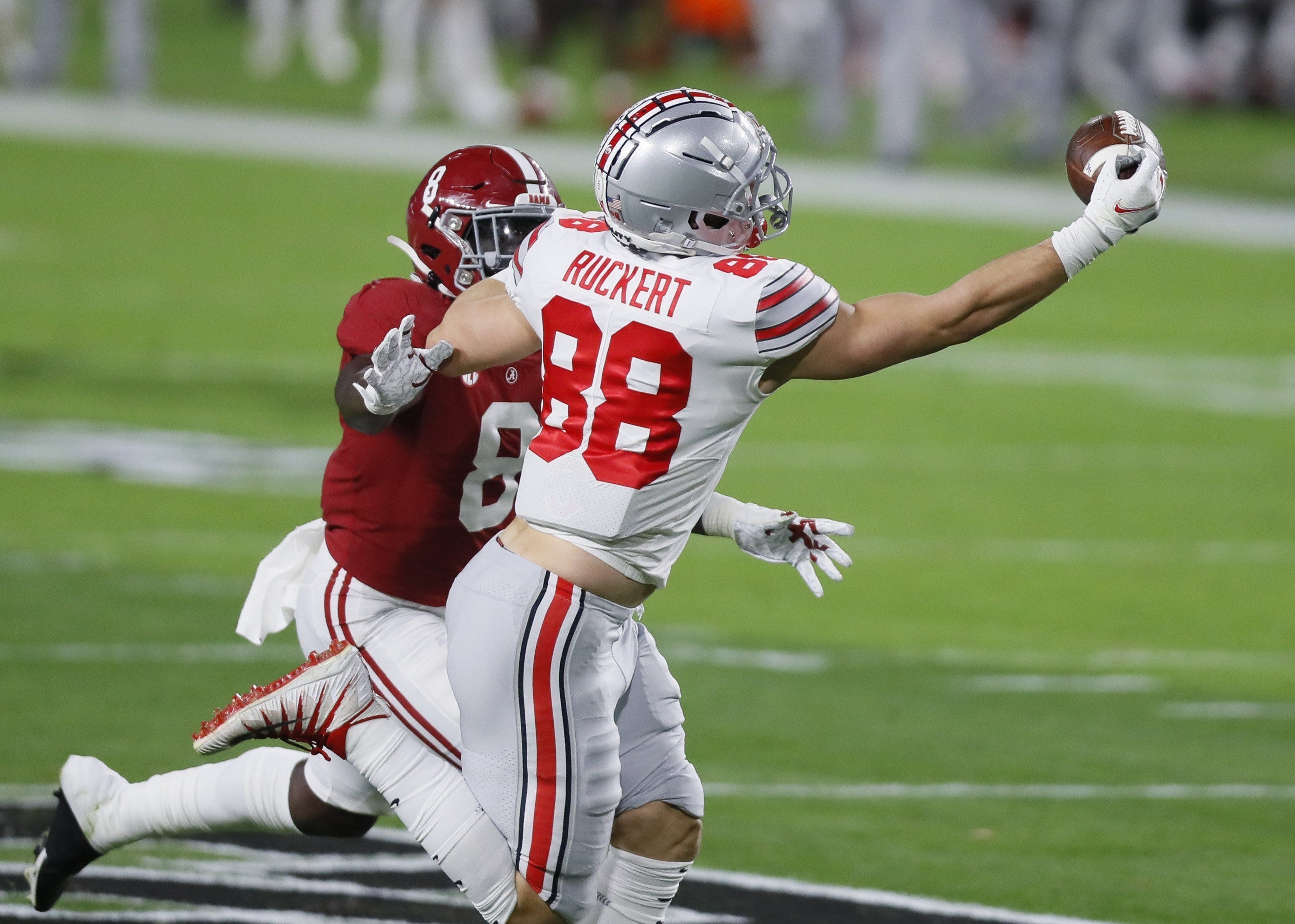 2021 Big Ten football media days: Jeremy Ruckert replaces Chris Olave