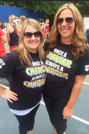 Colleen Meyers (left) is stepping down after 28 years as head coach of the Spotswood cheerleading coach.