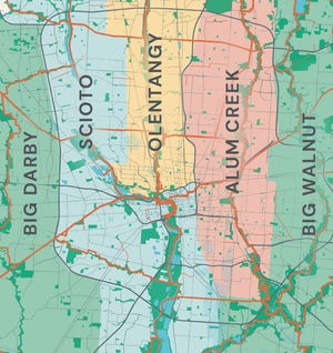 The Rapid 5 project presented ideas for improving connections in Franklin County via the Big Darby, Scioto, Olentangy, Alum Creek, and Big Walnut river corridors.