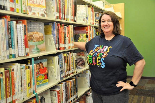 Amy Watterman, manager of the Abilene Public Library's Mockingbird Lane branch, is starting a Cookbook Club to encourage people to find new recipes in the library's cookbook collection. July 21, 2021