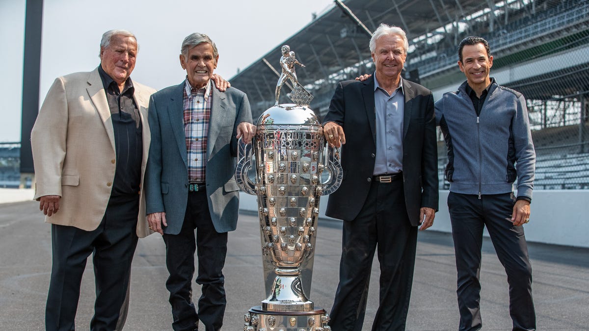 All four 4time Indy 500 winners gather at Indianapolis Motor Speedway
