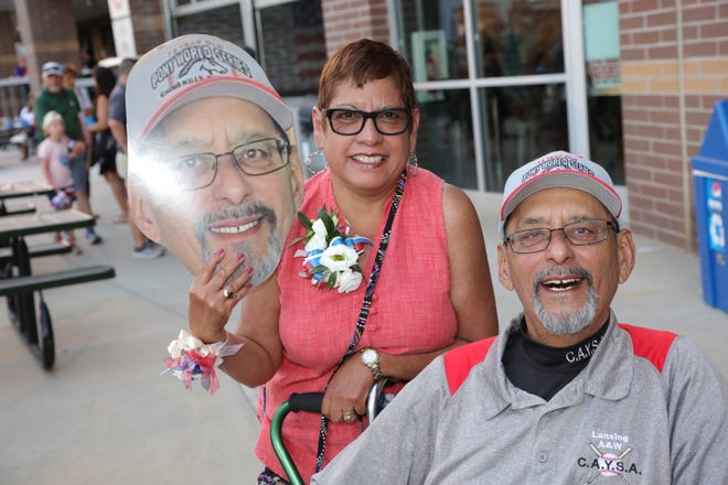 Javier Cavazos and his wife of 49 years, Julia, enjoyed the night at the Lansing Lugnuts stadium as Cavazos was inducted into the Michigan Baseball Hall of Fame in June.
