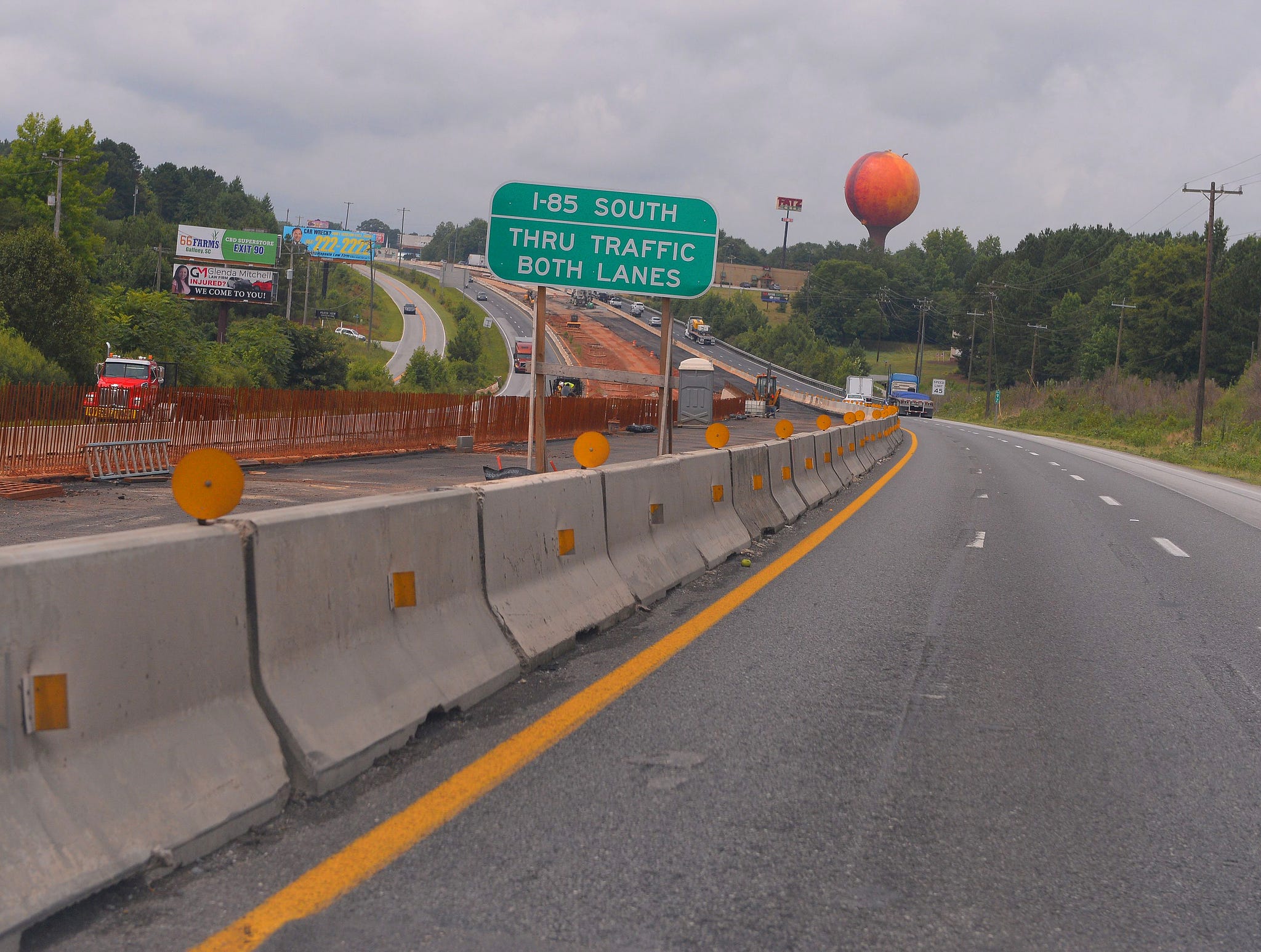 Scdot Announces Removal Of Concrete Barriers On Deadly Stretch Of I 85