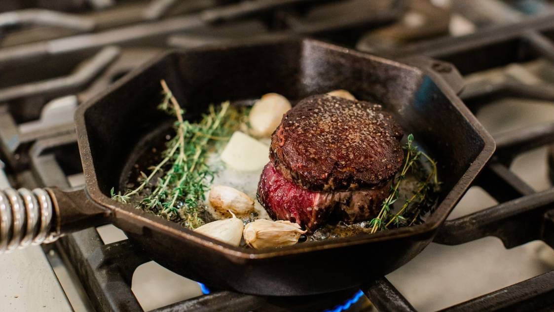 Cast Iron Seared Filet Mignon