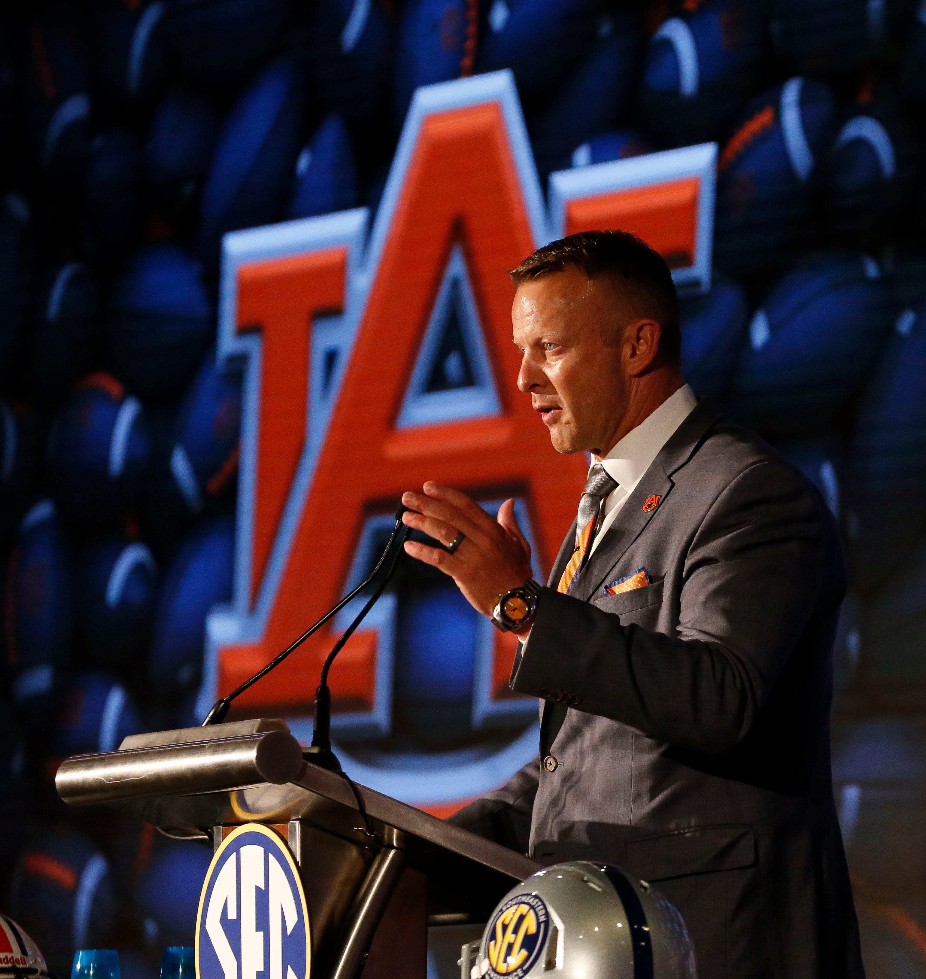 Everything Auburn football coach Bryan Harsin said at SEC Media Days