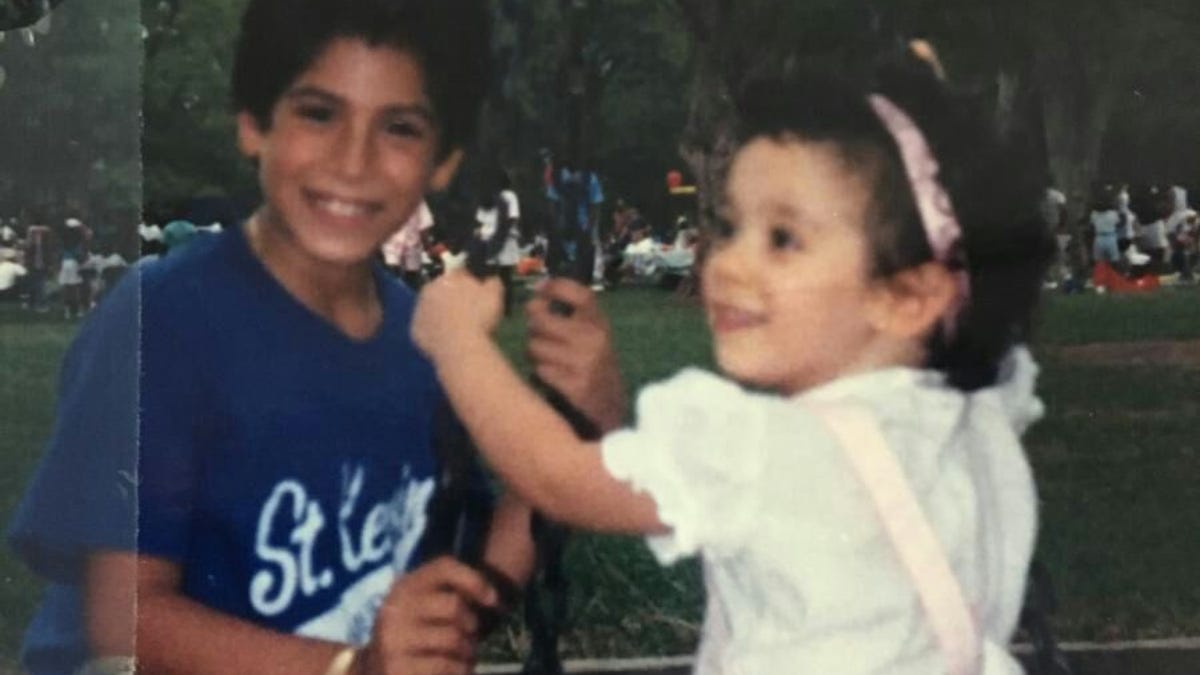 Romina Ruiz-Goiriena as a child in Miami.