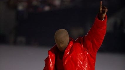 Kanye West was his usual enigmatic self at his "Donda" album listening event in Atlanta on July 22, 2021.