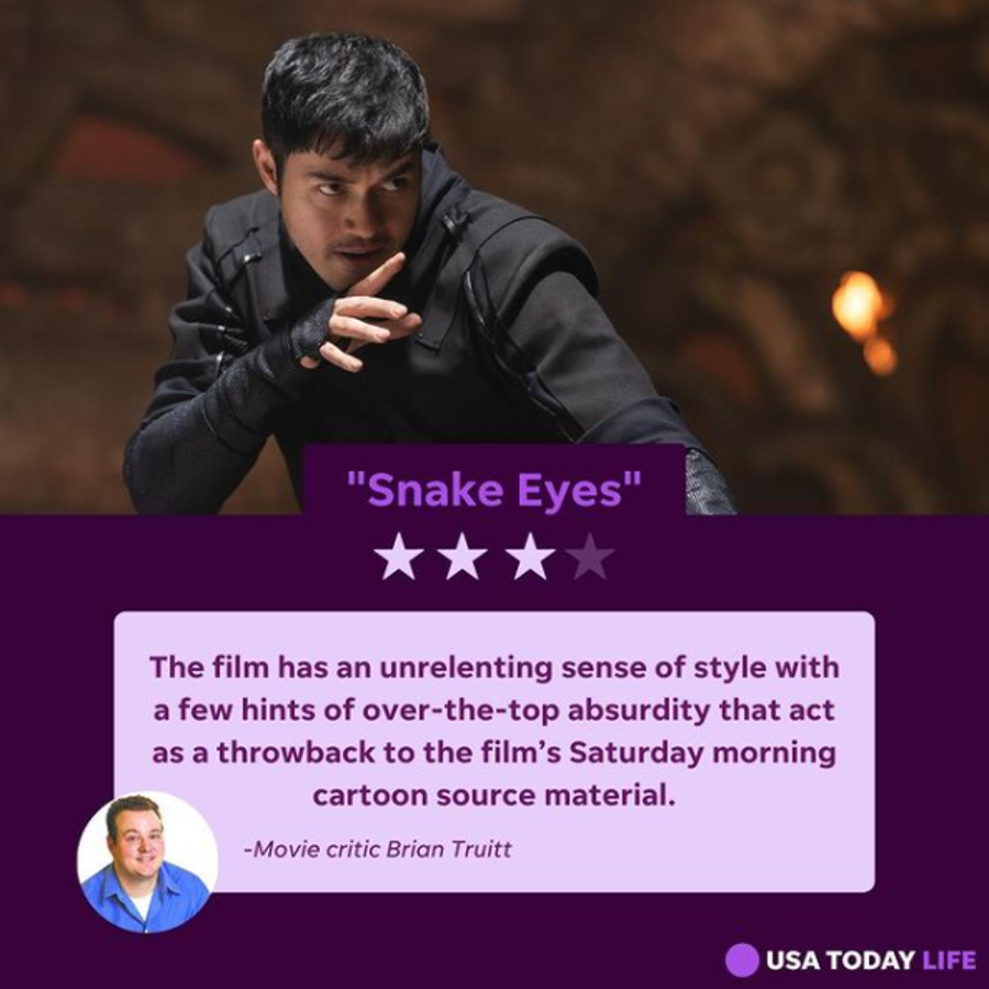 Henry Golding plays the title character in "Snake Eyes."