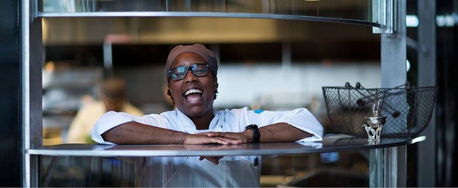 Chef Mashama Bailey of The Grey in Savannah, Ga., is nominated for James Beard Award for outstanding chef.