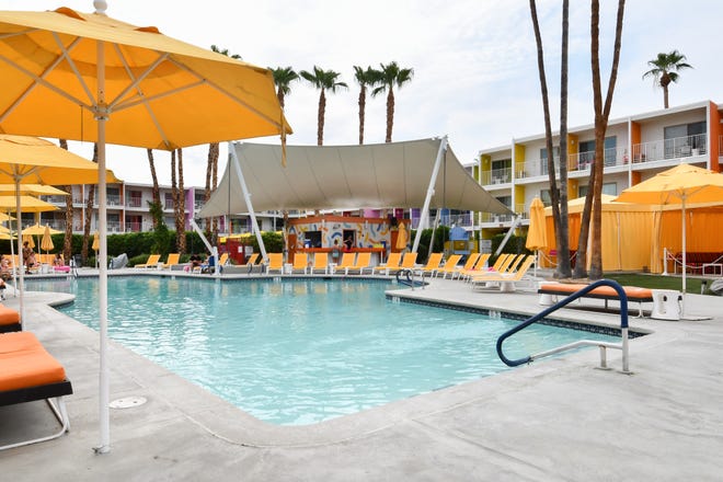 The Saguaro Hotel in Palm Springs, Calif., on Saturday, July 24, 2021.