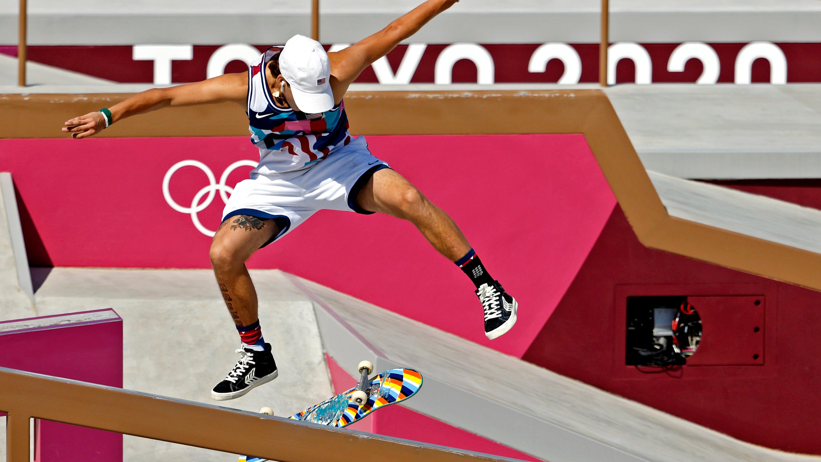Team USA's Jagger Eaton wins bronze in first Olympic skateboarding event
