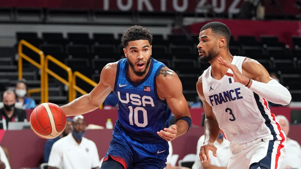 21 Olympics Us Men S Basketball Team Falls To France In Opener