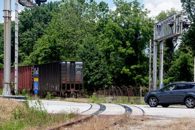 More than 100 property owners near the future Ecusta Trail have joined or plan to join lawsuits against the federal government in hopes they will be compensated for land taken for the path, which would be built over this abandoned rail line.