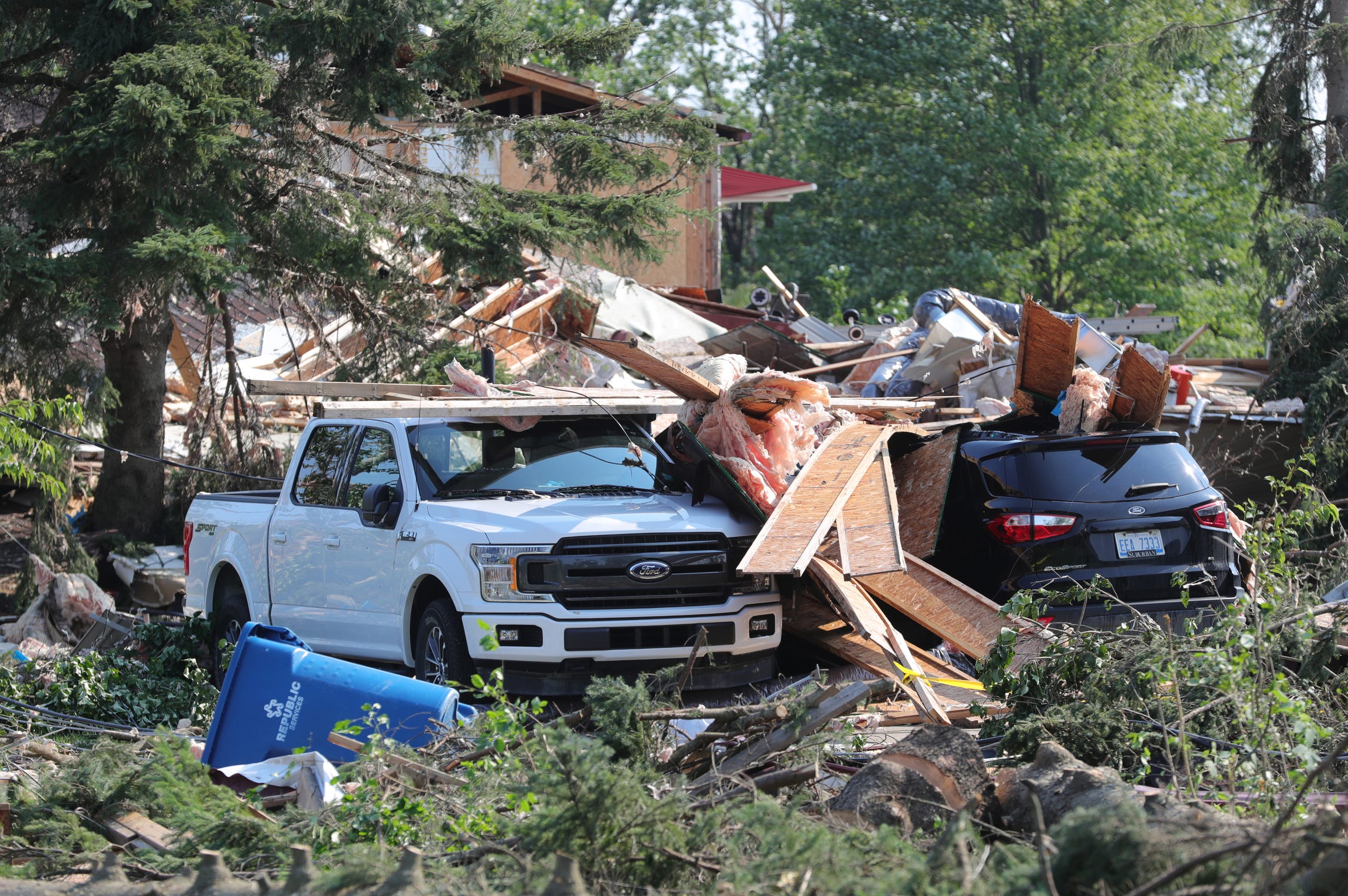 4 tornadoes swept across southeast Michigan Saturday night