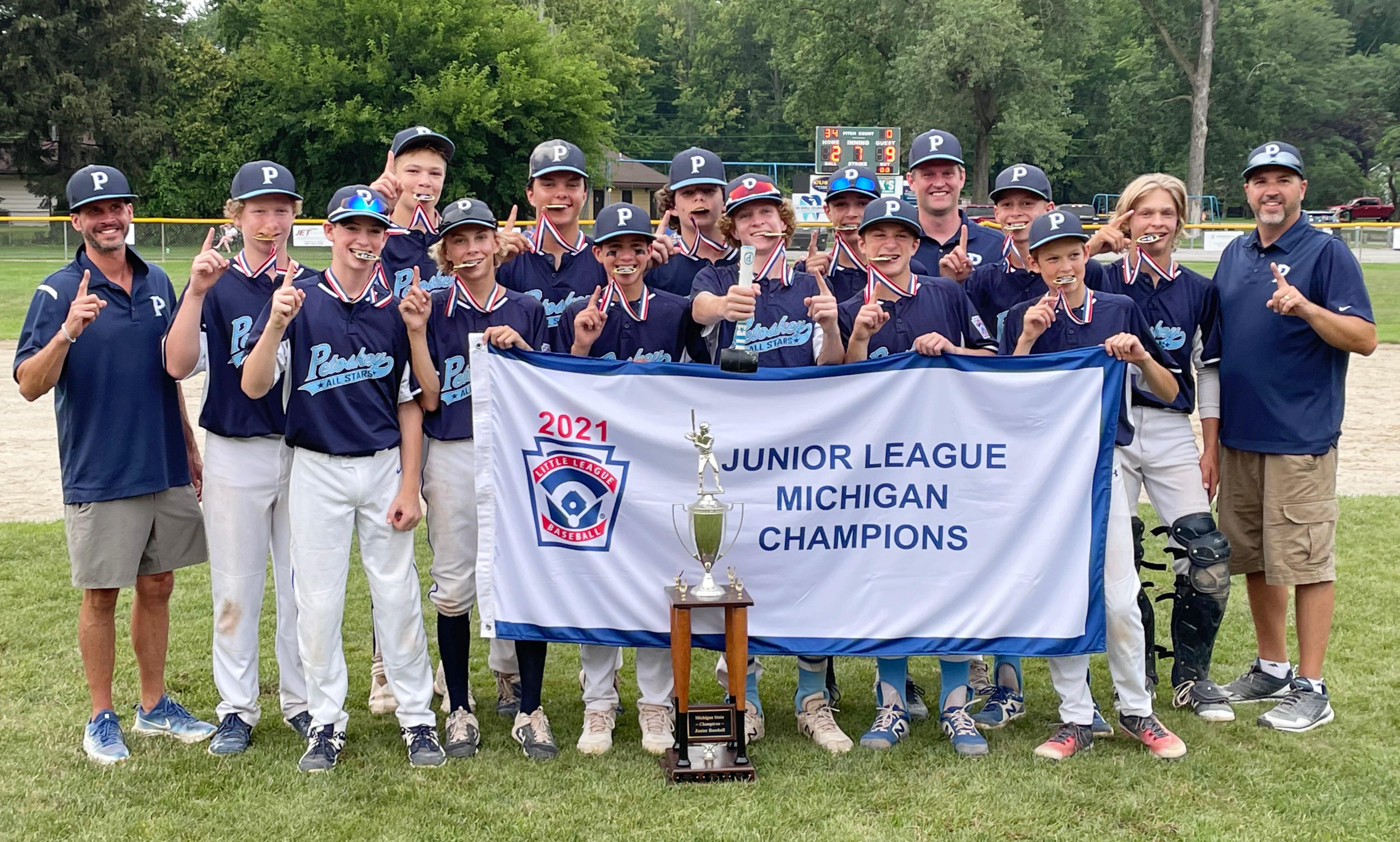 Petoskey Juniors claim town's firstever Little League State Championship