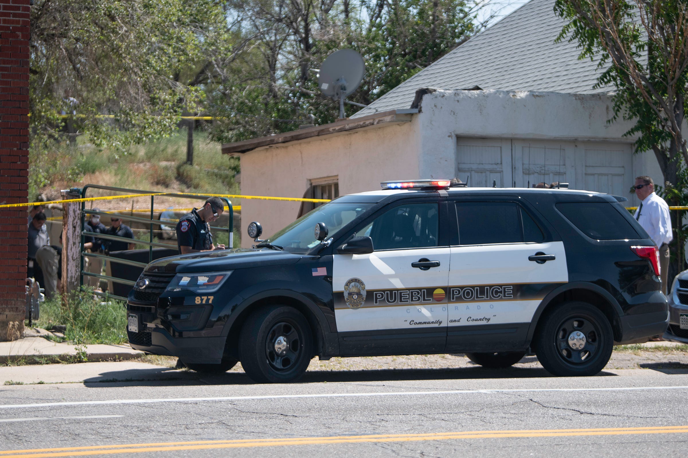 Pueblo police investigation body found in backyard homicide