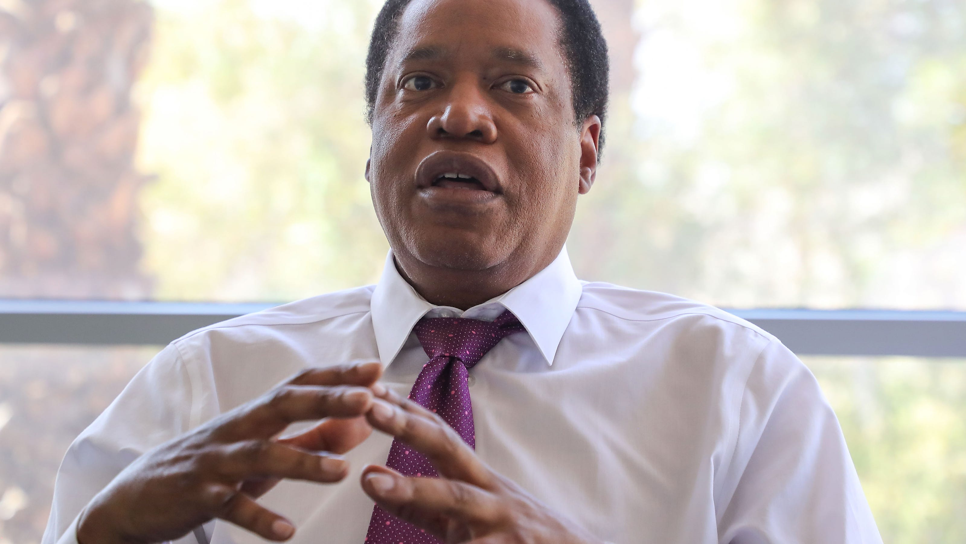 GOP recall candidate Larry Elder aims to help voters 'connect the dots'