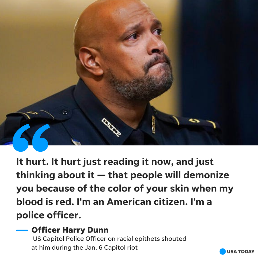 U.S. Capitol Police Sgt. Harry Dunn on Capitol Hill in July 2021
