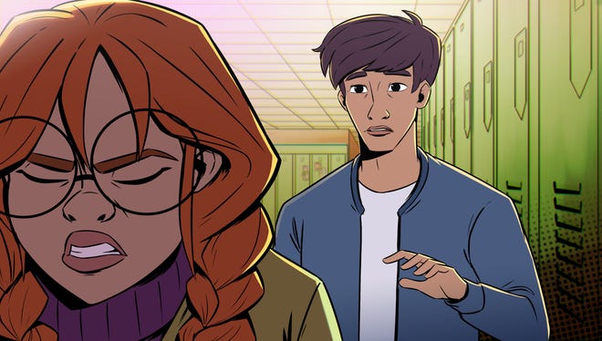 A still from the series