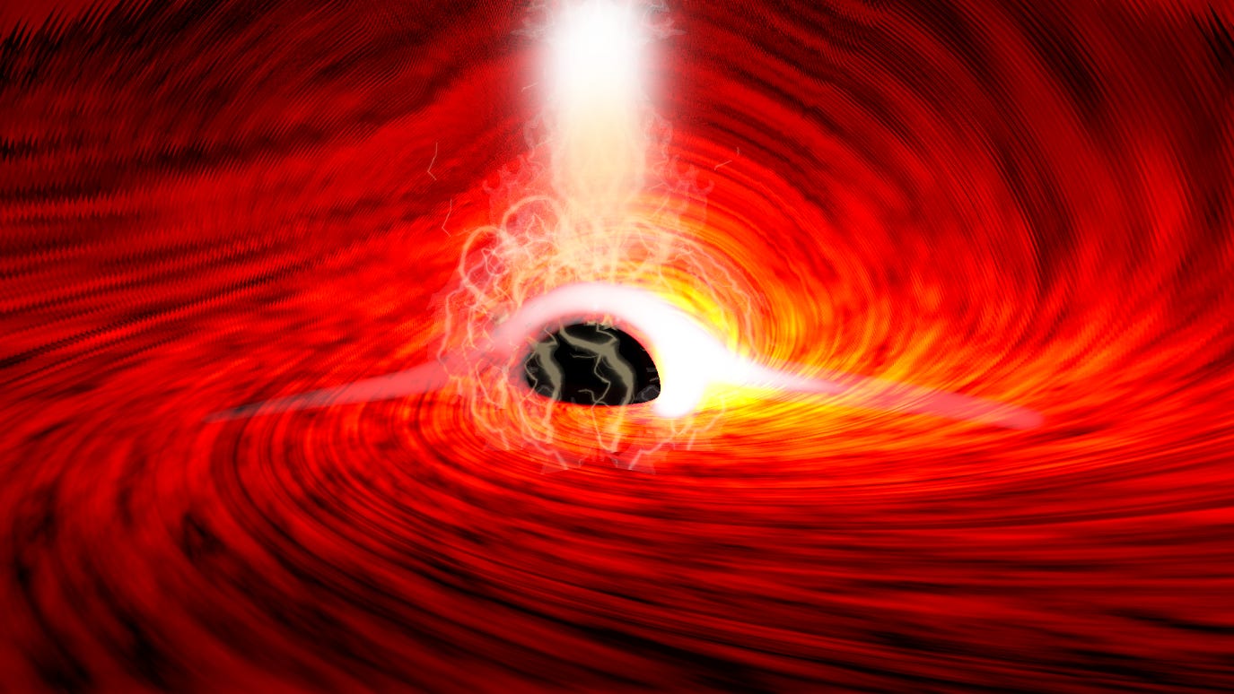 'Warping space': For the first time, light has been spotted from behind a black hole - USA TODAY