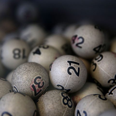 SAN LORENZO, CA - JANUARY 12:  Lottery balls are s