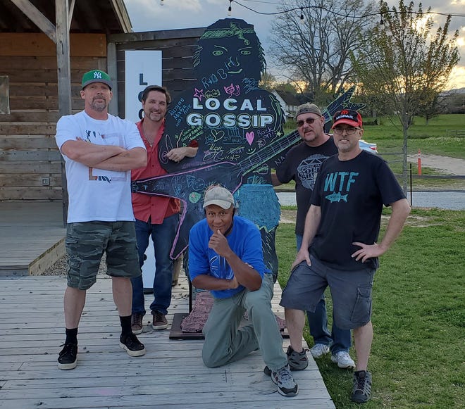 Local Gossip party band will perform Saturday at Point Lookout Vineyards.