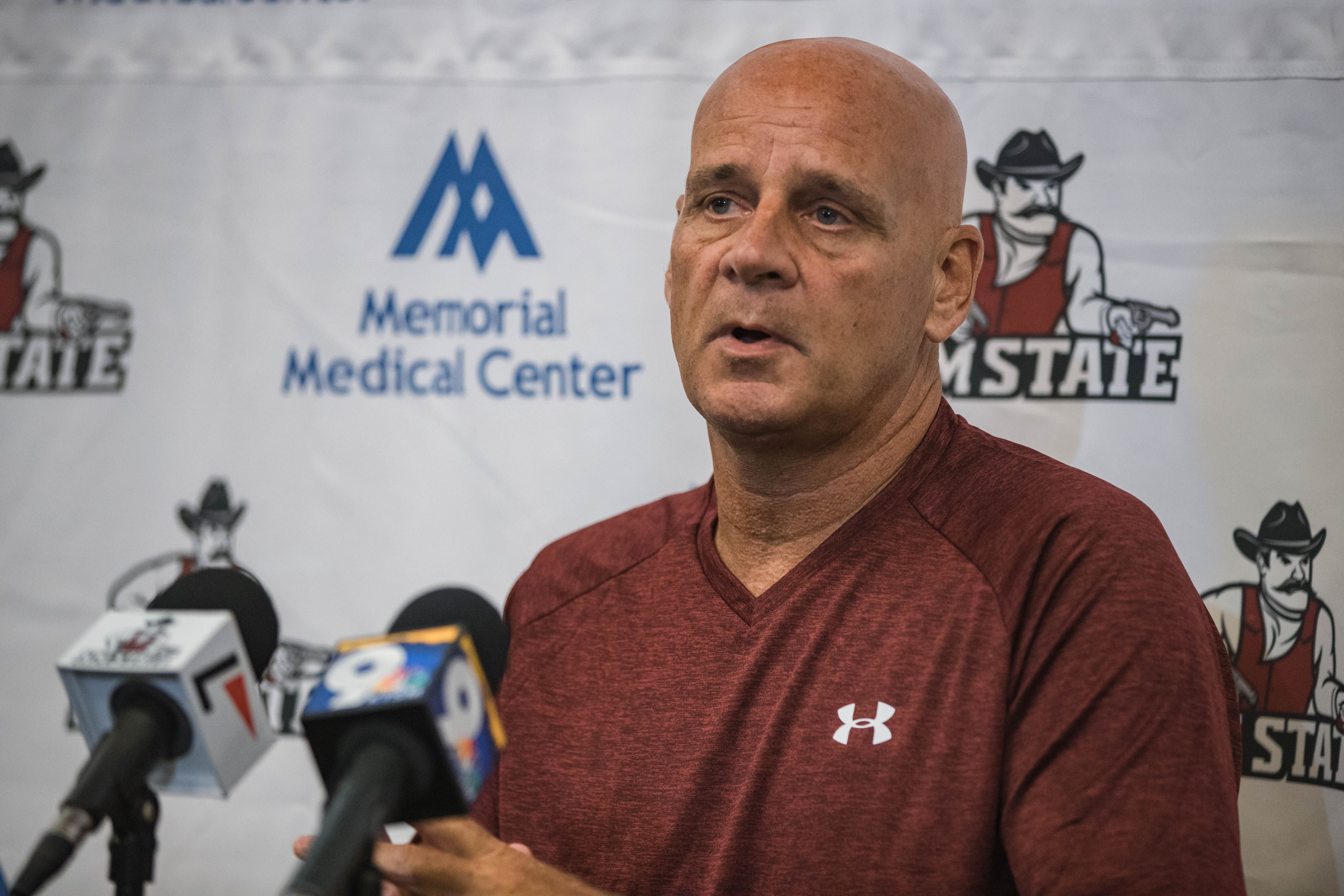 New Mexico State football coach Doug Martin addresses first half of season, currently set to be his last New Mexico State football coach Doug Martin addresses first half of season, currently set to be his last
