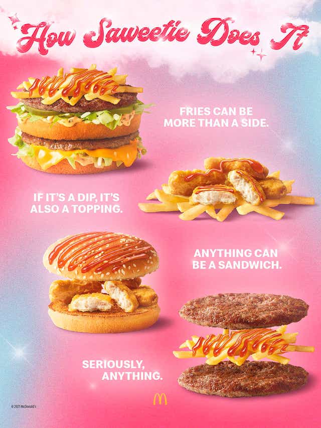 Mcdonald S Saweetie Meal New Celebrity Menu Item Arrives Aug 9