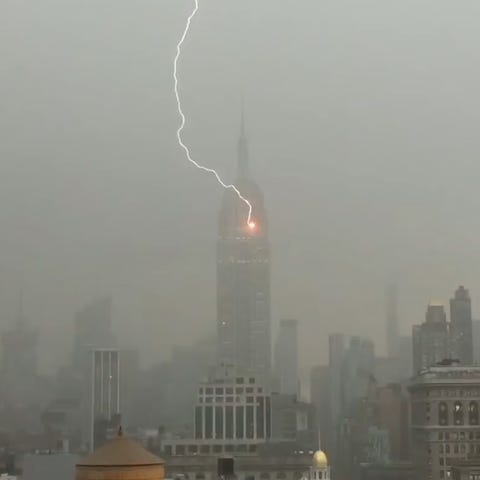 From New York City to Paris, lightning has struck 